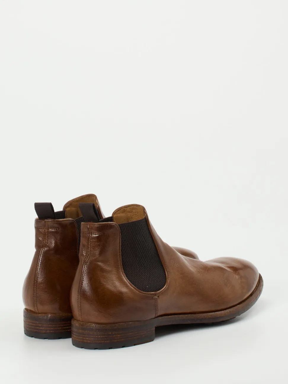 Officine Creative – Chelsea Boots aus Büffelleder Braun