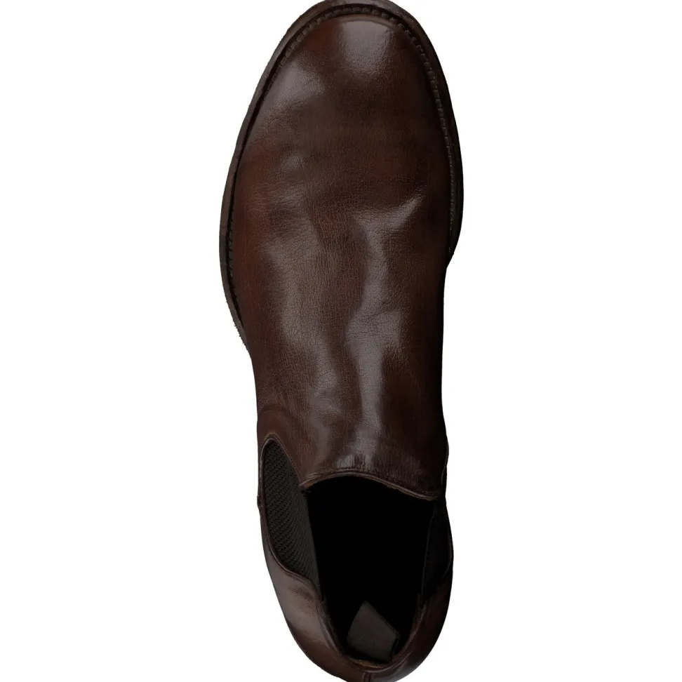 Officine Creative – Chelsea Boots aus Büffelleder Braun