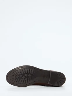 Officine Creative – Chelsea Boots aus Büffelleder braun