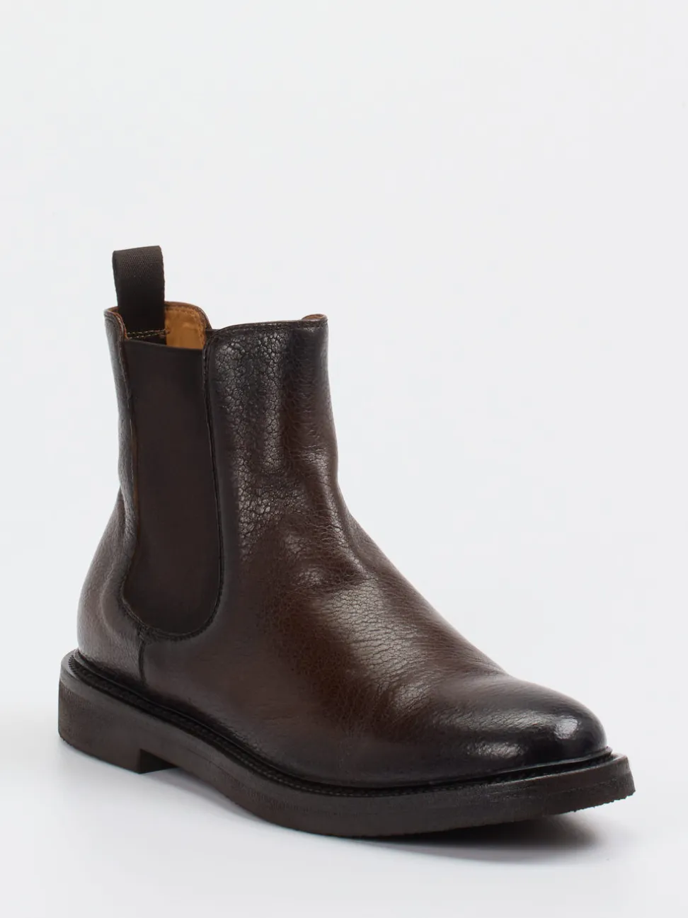 Officine Creative – Chelsea Boots aus Kalbleder dunkelbraun