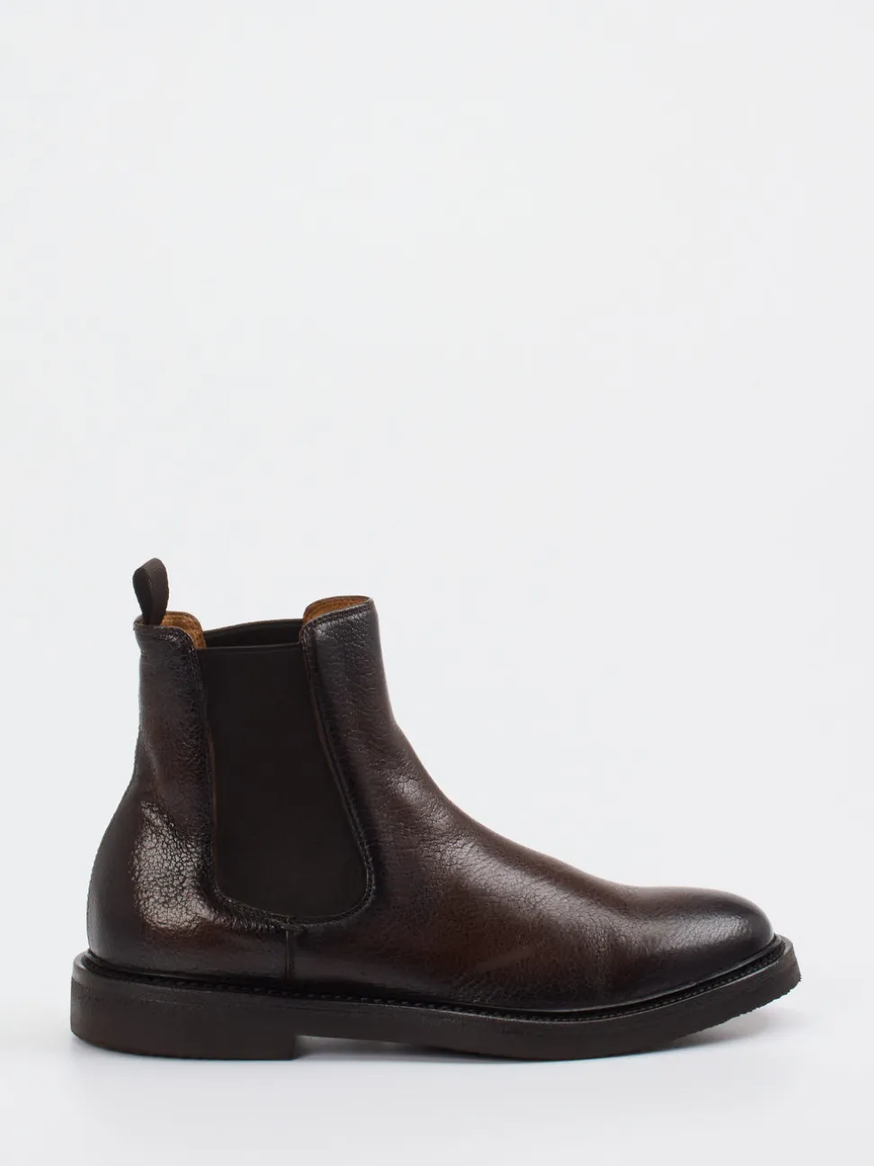 Officine Creative – Chelsea Boots aus Kalbleder dunkelbraun