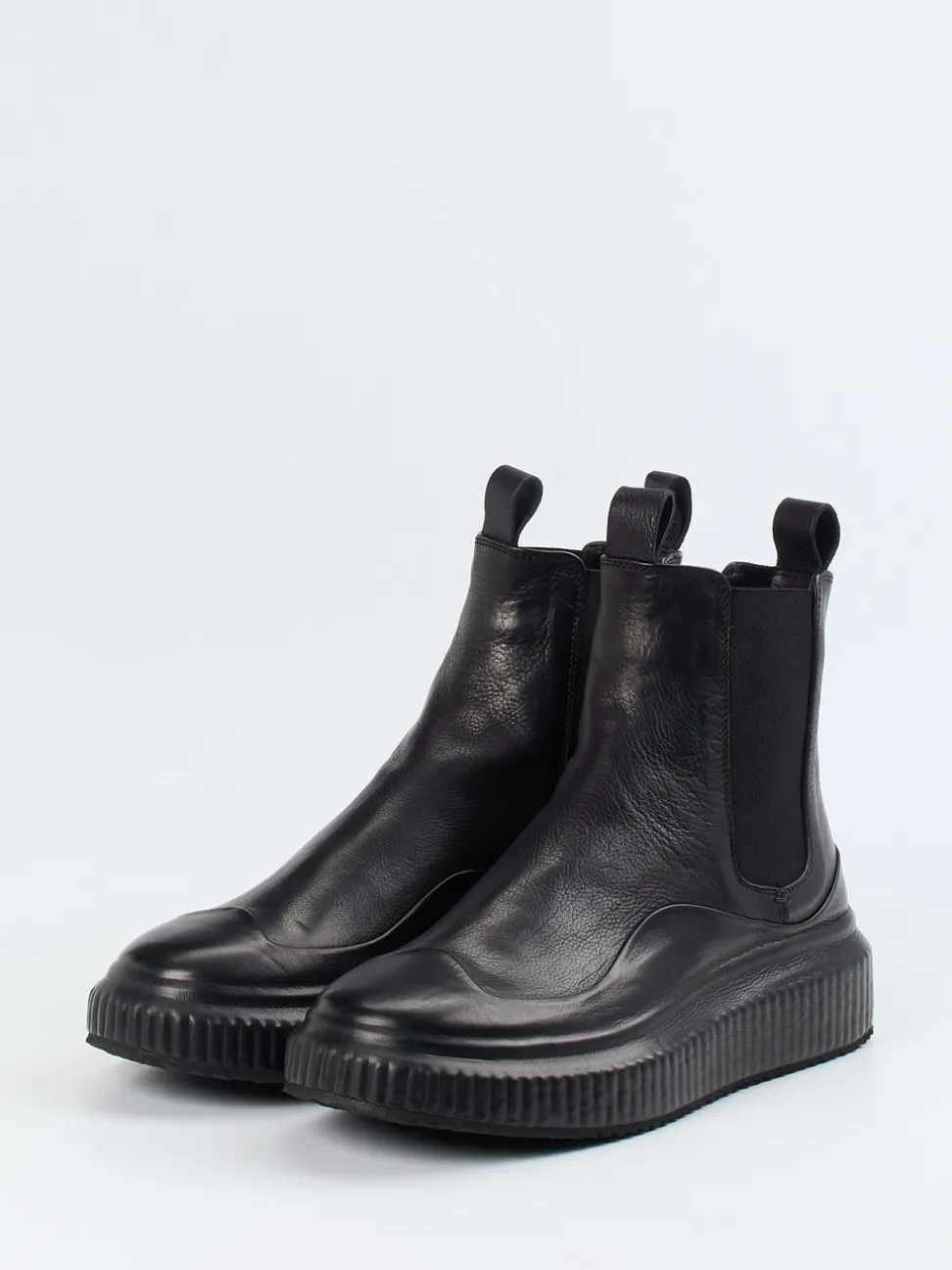 Officine Creative – Chelsea Boots aus Kalbleder Schwarz