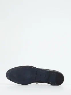 Officine Creative – Derby-Schnürschuh aus Känguruleder schwarz