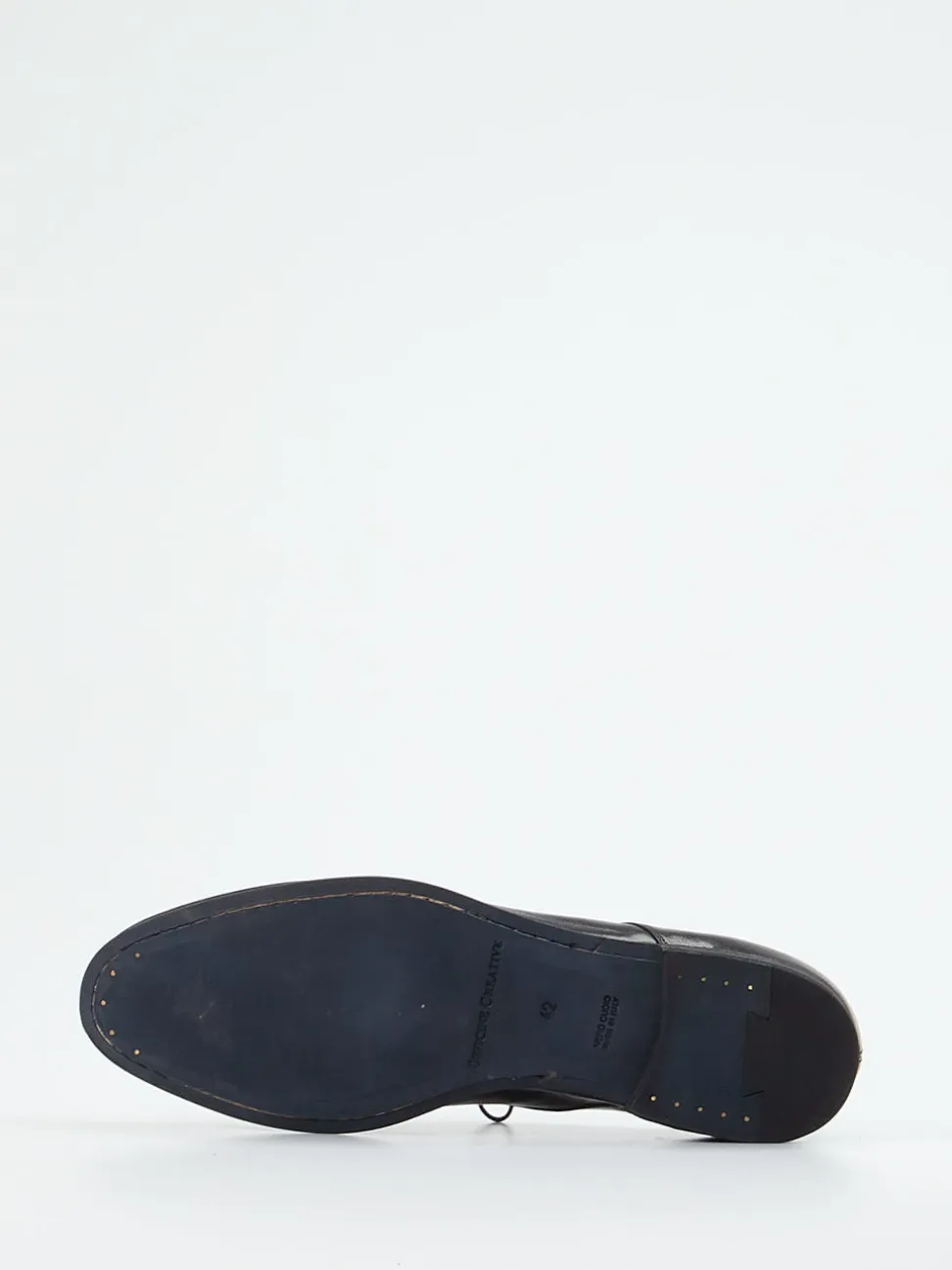 Officine Creative – Derby-Schnürschuh aus Känguruleder schwarz