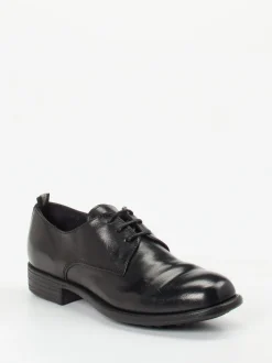 Officine Creative – Derby-Schuhe aus Büffelleder schwarz