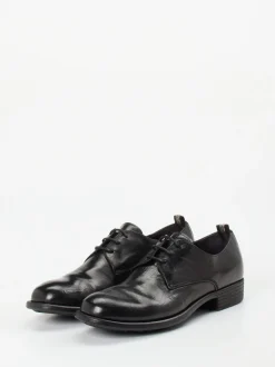 Officine Creative – Derby-Schuhe aus Büffelleder schwarz