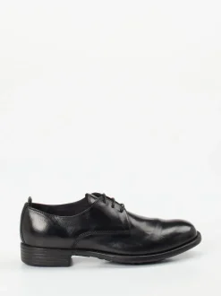 Officine Creative – Derby-Schuhe aus Büffelleder schwarz