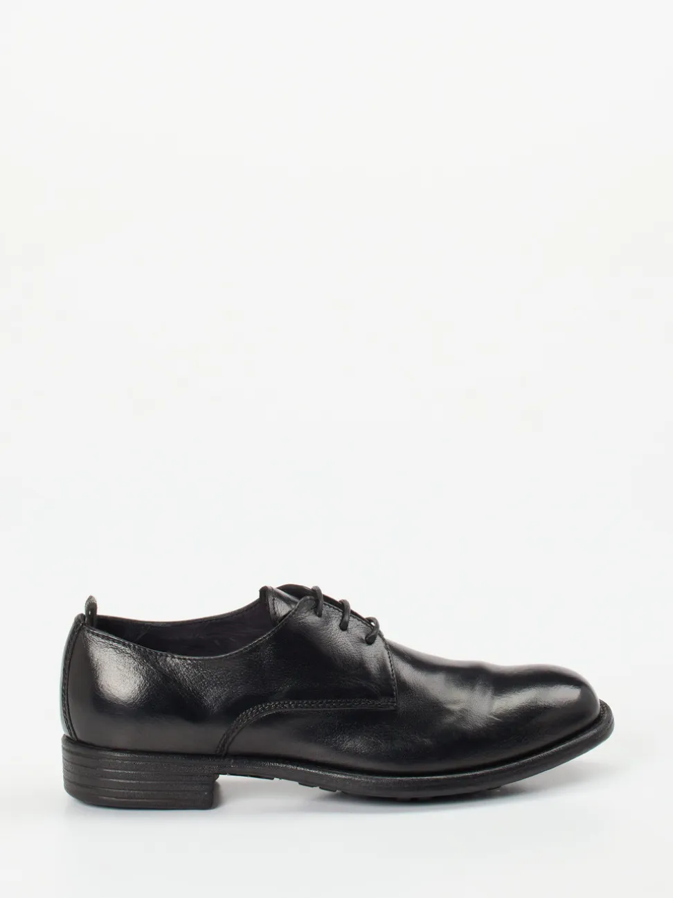Officine Creative – Derby-Schuhe aus Büffelleder schwarz