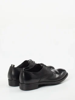 Officine Creative – Derby-Schuhe aus Büffelleder schwarz