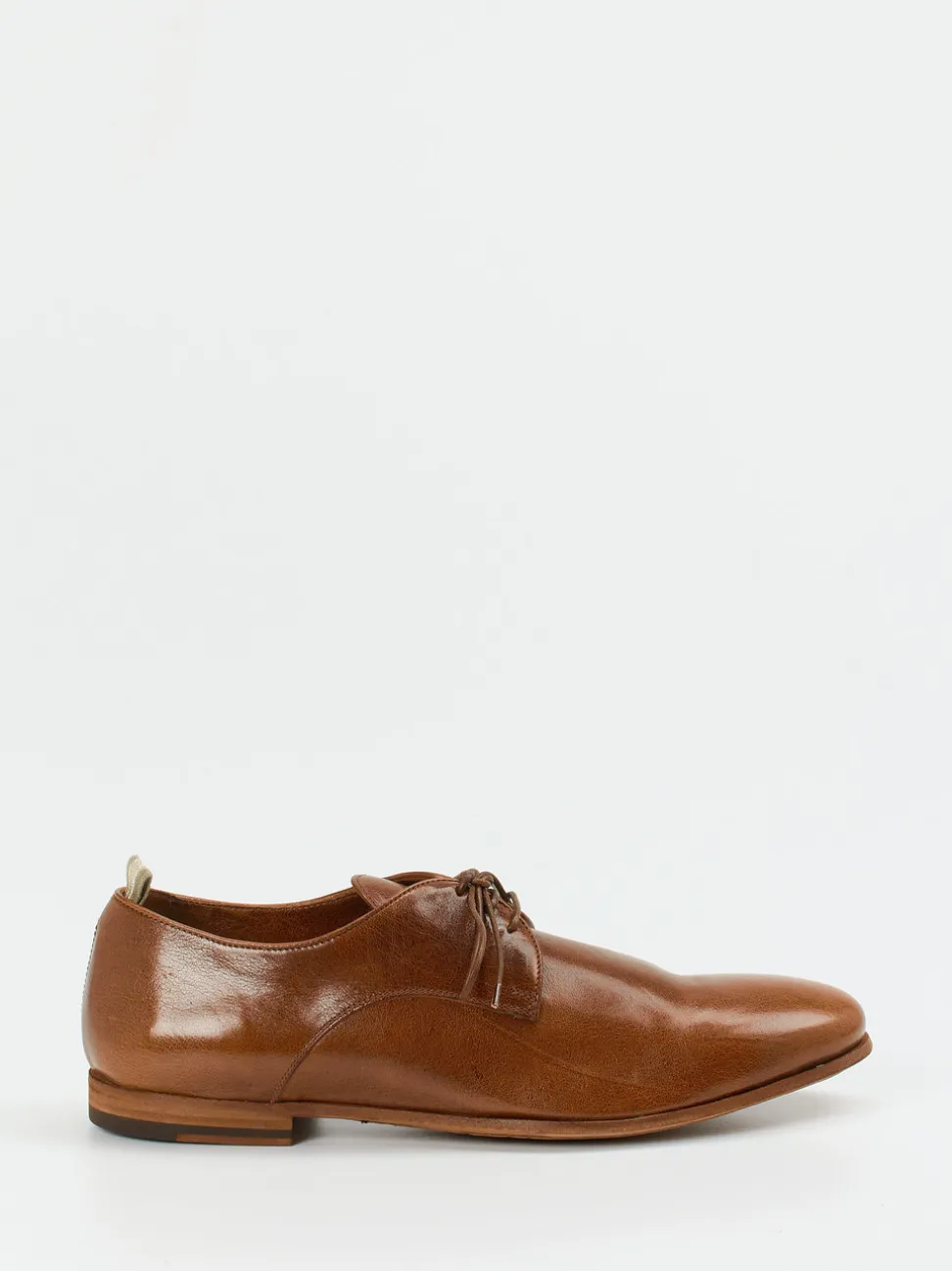 Officine Creative – Derbyschuh aus Känguruleder Cognac