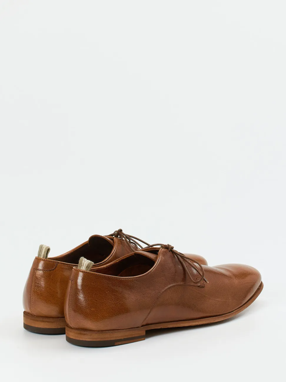 Officine Creative – Derbyschuh aus Känguruleder Cognac