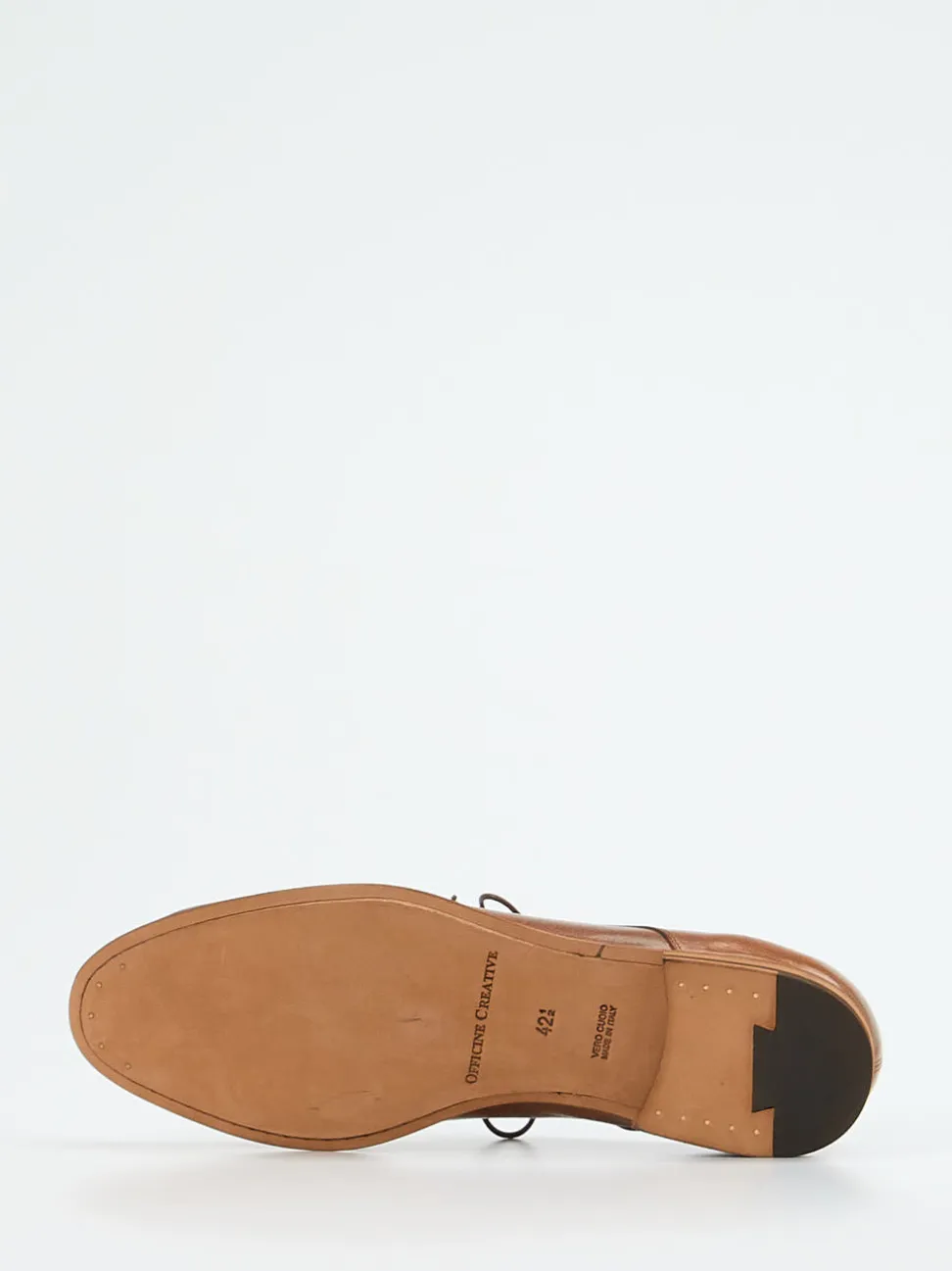 Officine Creative – Derbyschuh aus Känguruleder Cognac