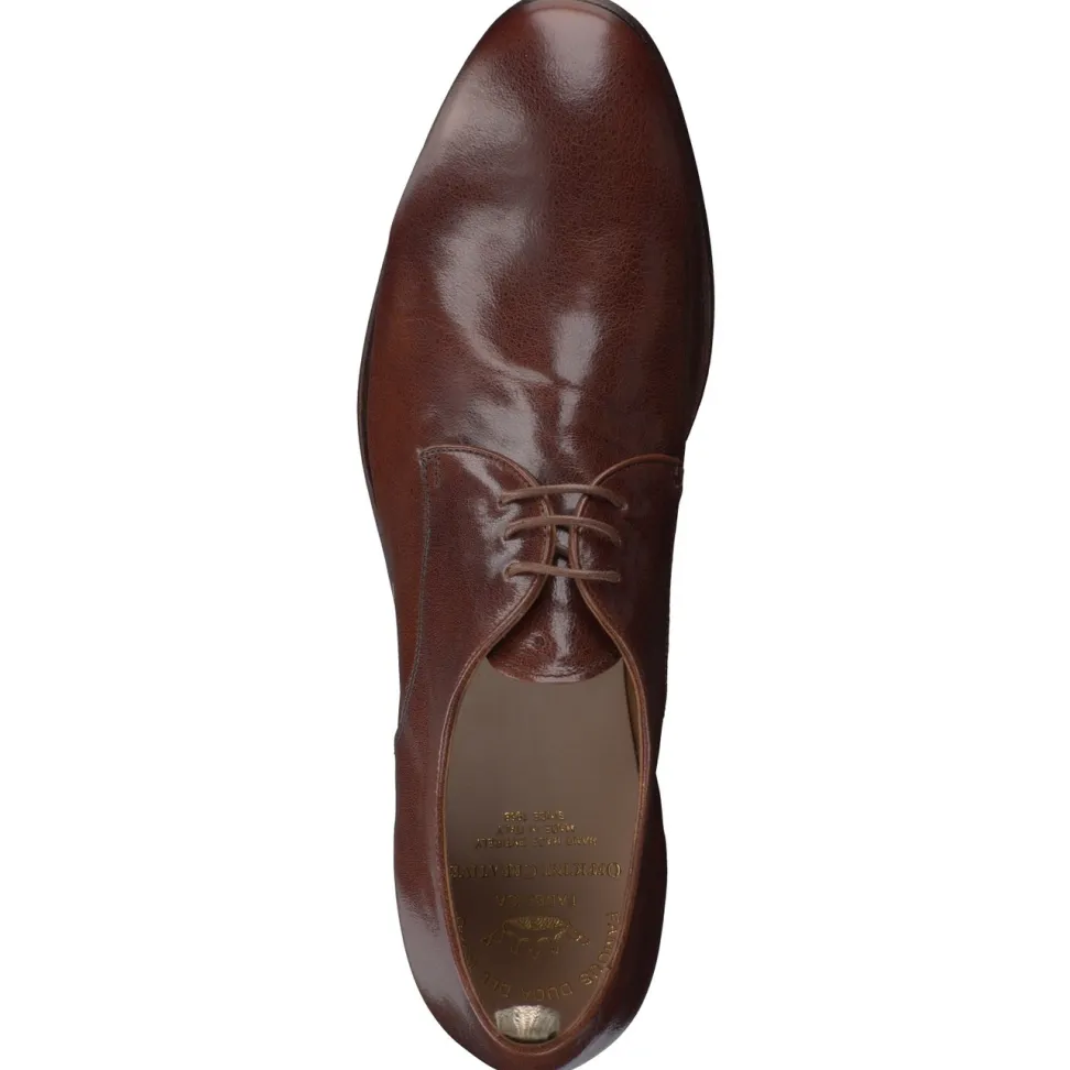 Officine Creative – Derbyschuh aus Känguruleder Cognac