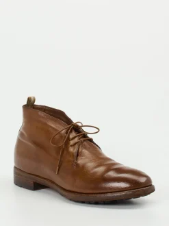 Officine Creative – Desert Boots aus Büffelleder braun