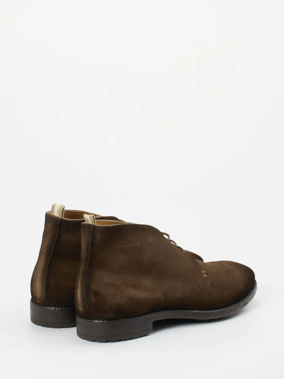 Officine Creative – Desert Boots aus Veloursleder Braun