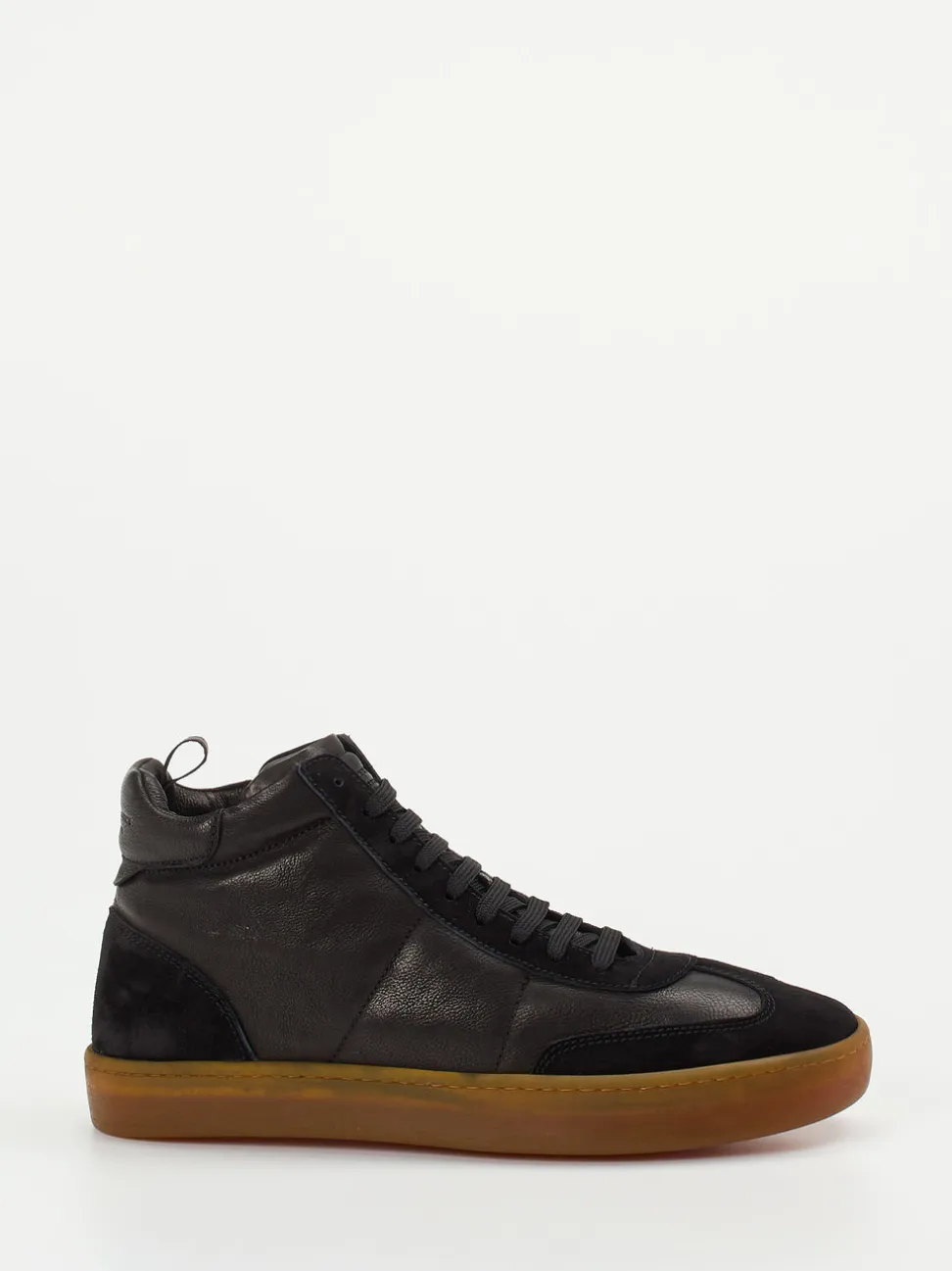 Officine Creative – High-Top Sneaker aus Kalbleder schwarz
