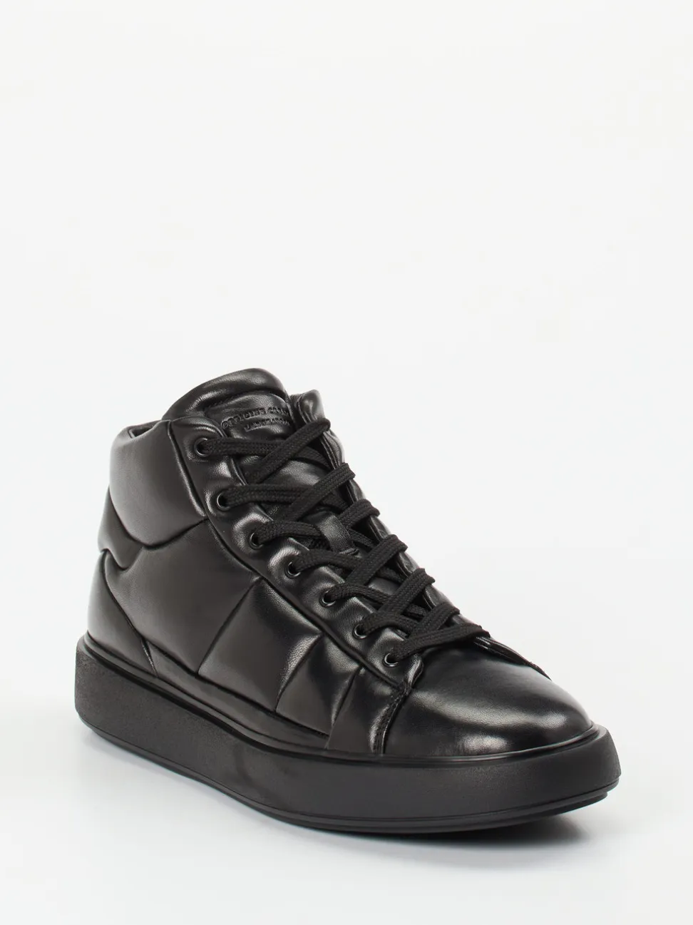 Officine Creative – High-Top Sneaker aus Lammleder schwarz