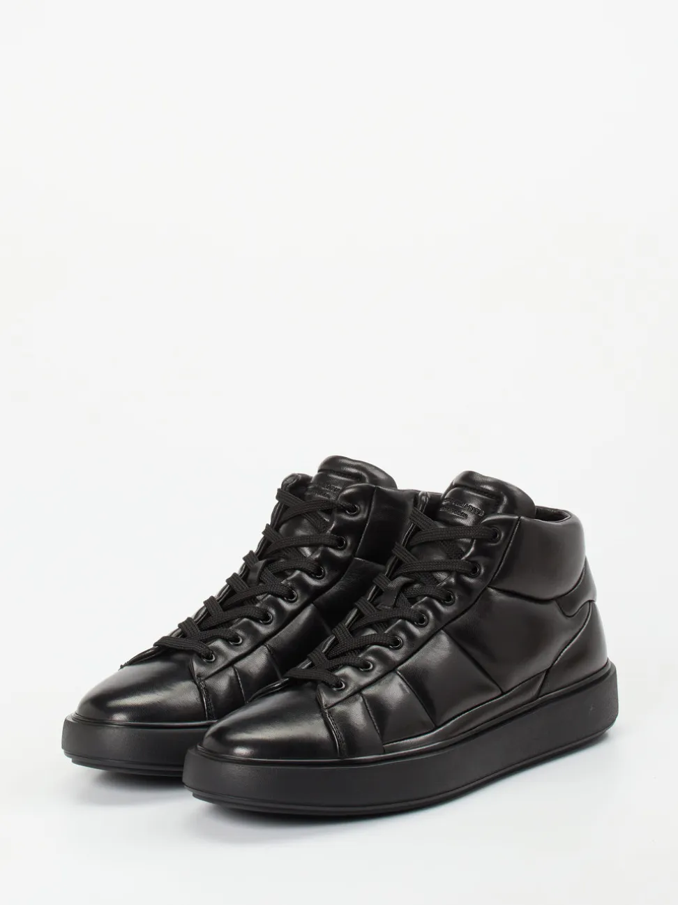 Officine Creative – High-Top Sneaker aus Lammleder schwarz