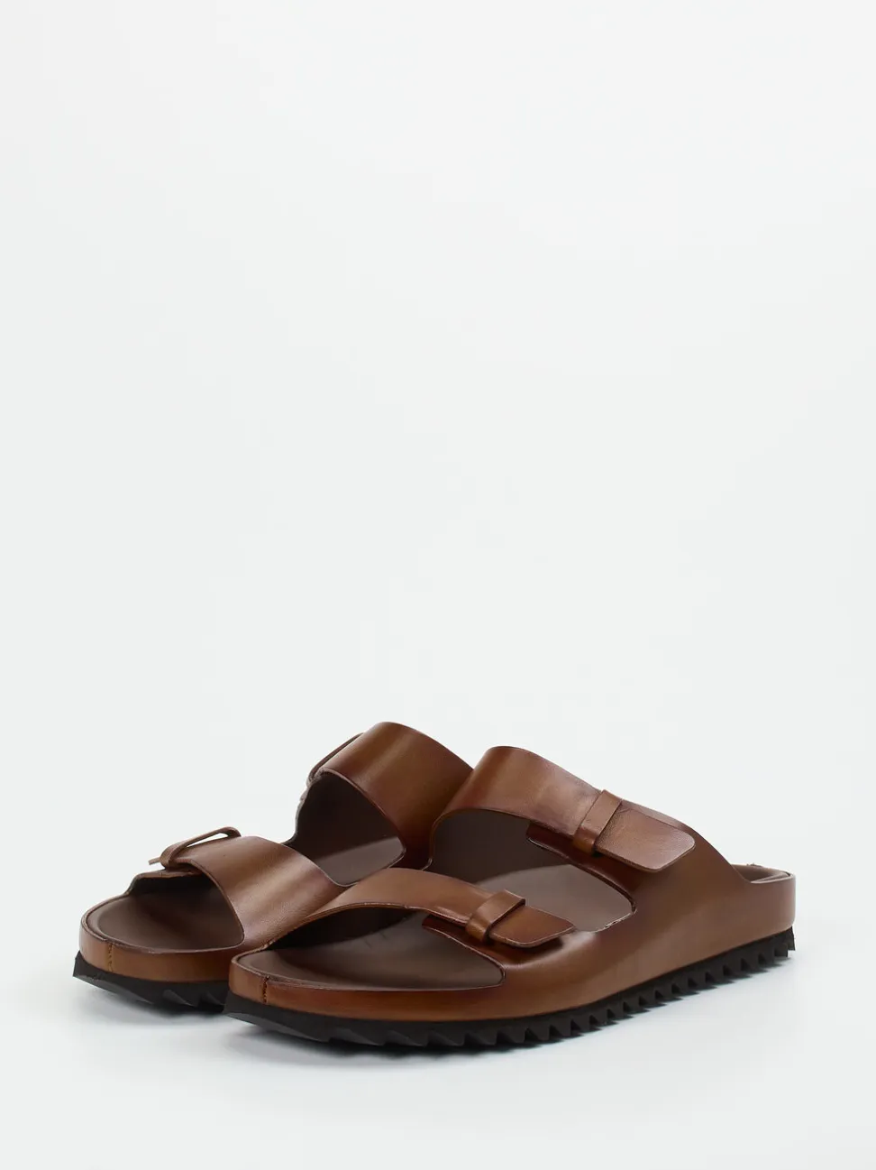 Officine Creative – Pantolette aus Kalbleder mittelbraun