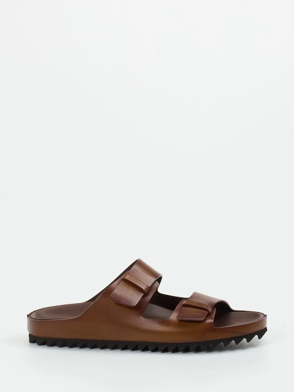 Officine Creative – Pantolette aus Kalbleder mittelbraun