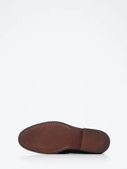 Officine Creative – Penny Loafer aus Hirschleder Schwarz
