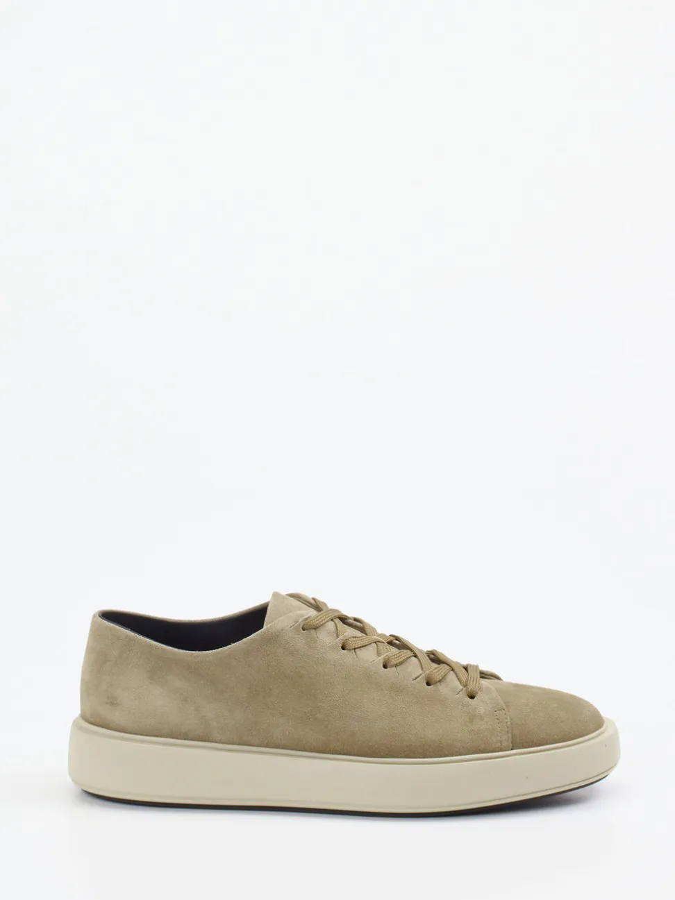 Officine Creative – Sneaker aus Veloursleder beige