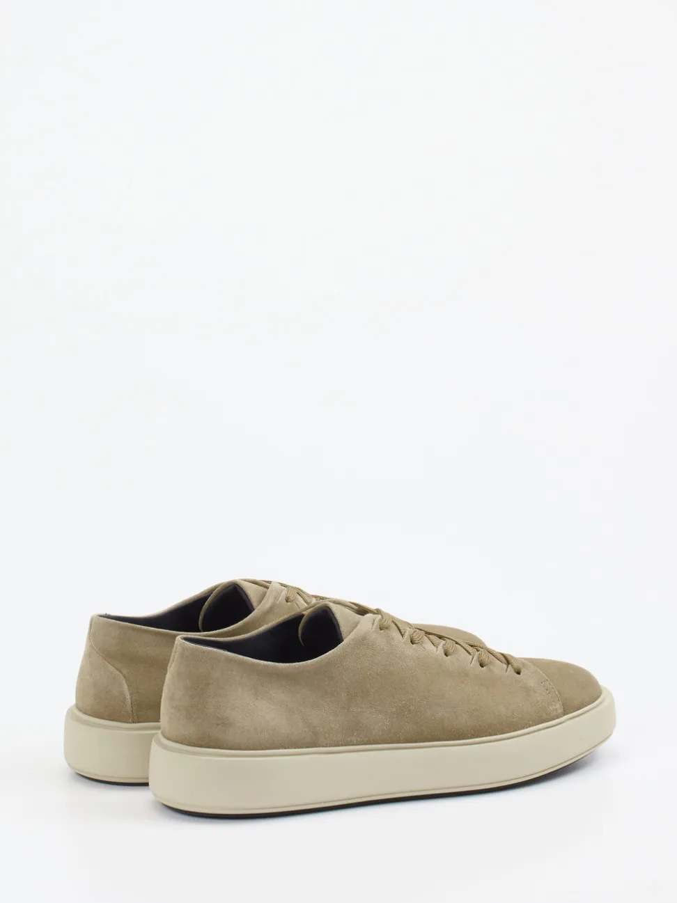 Officine Creative – Sneaker aus Veloursleder beige