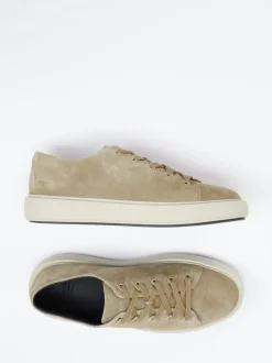 Officine Creative – Sneaker aus Veloursleder beige