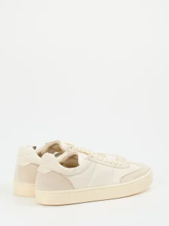 Officine Creative – Sneaker aus Kalb- und Veloursleder Beige