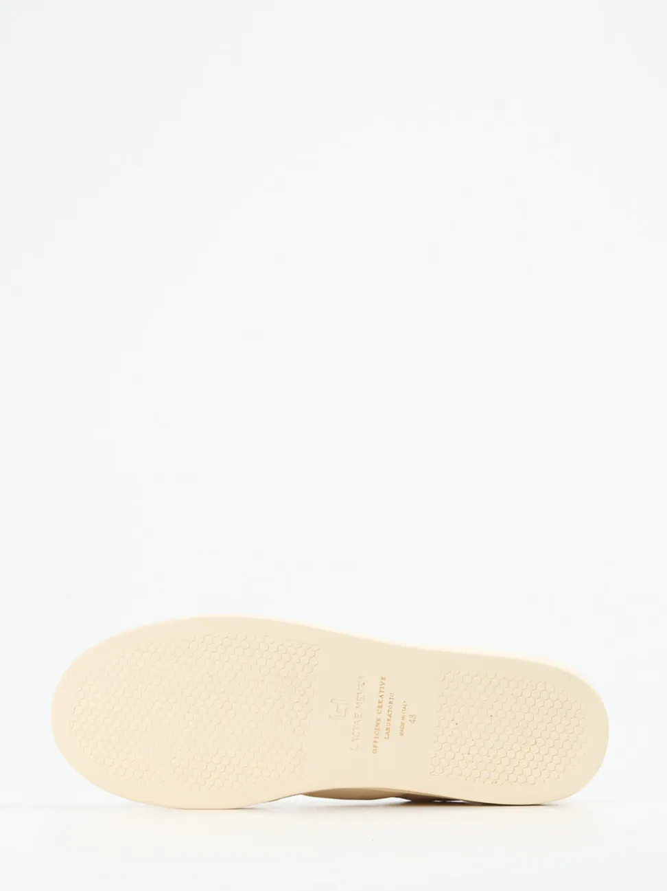Officine Creative – Sneaker aus Kalb- und Veloursleder Beige