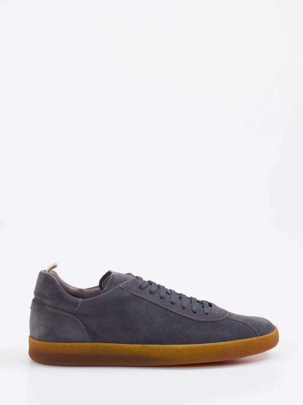 Officine Creative – Sneaker aus Veloursleder Anthrazit