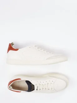 Officine Creative – Sneaker aus Kalbleder cremeweiß