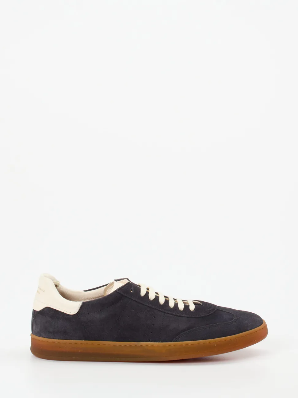 Officine Creative – Sneaker aus Veloursleder Dunkelblau
