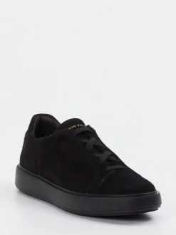 Officine Creative – Sneaker aus Veloursleder Schwarz