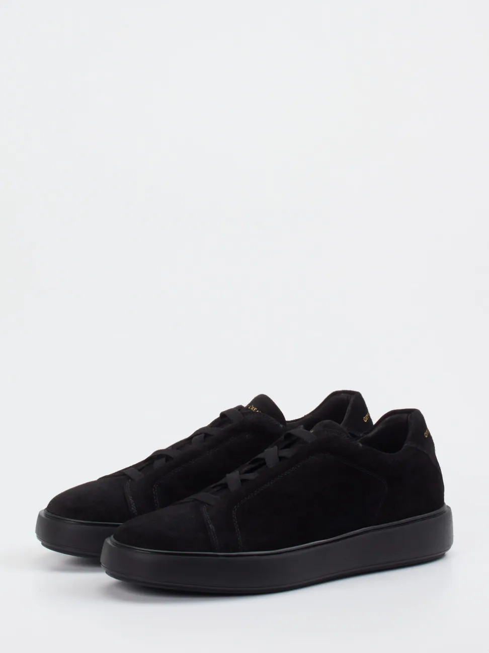 Officine Creative – Sneaker aus Veloursleder Schwarz