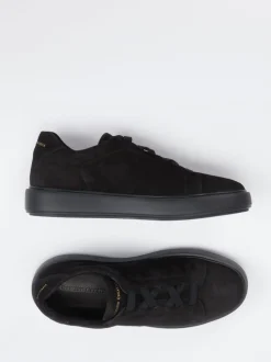 Officine Creative – Sneaker aus Veloursleder Schwarz