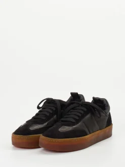 Officine Creative – Sneaker aus Veloursleder Schwarz