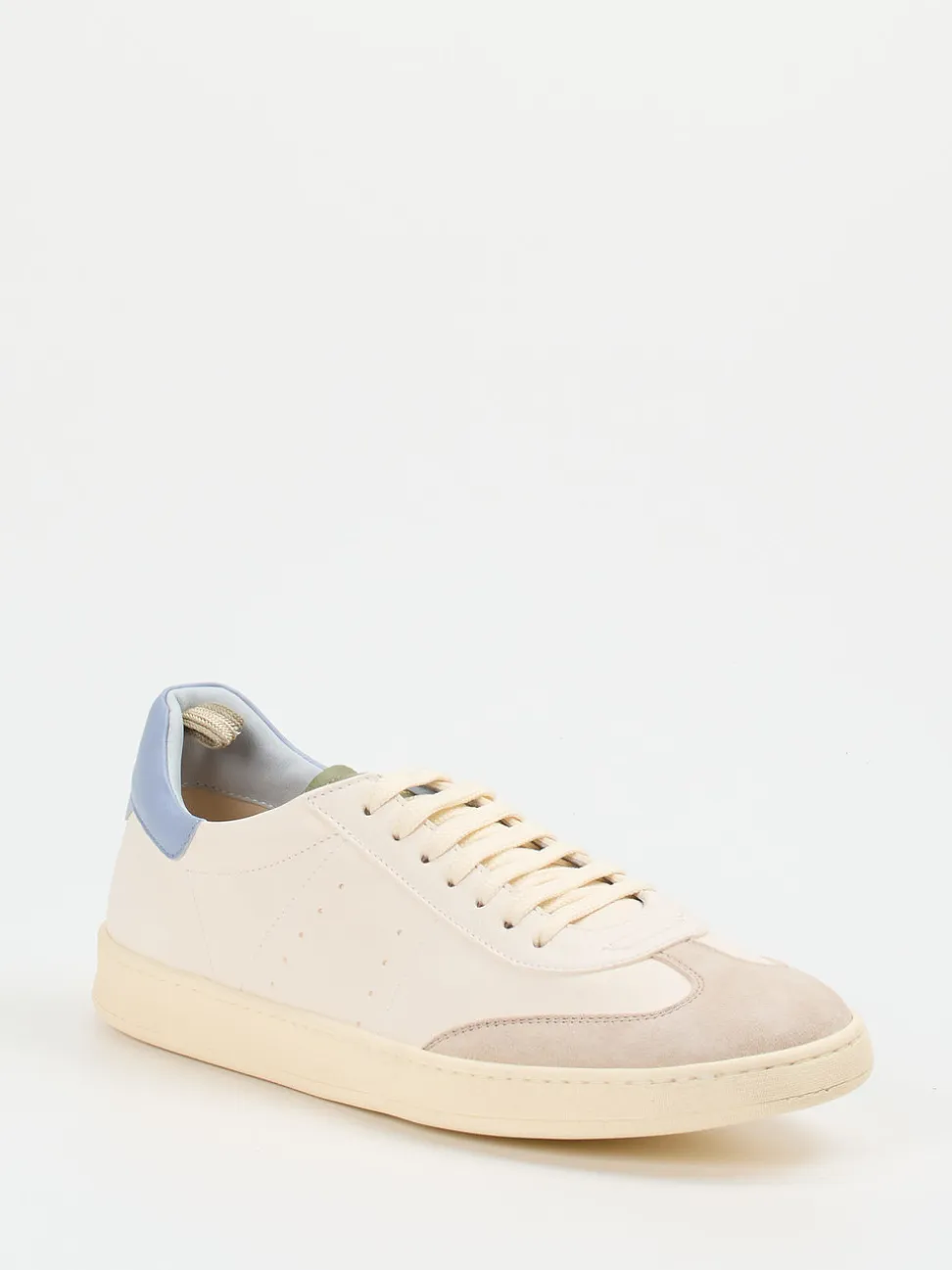 Officine Creative – Sneaker aus Kalbleder Cremeweiß