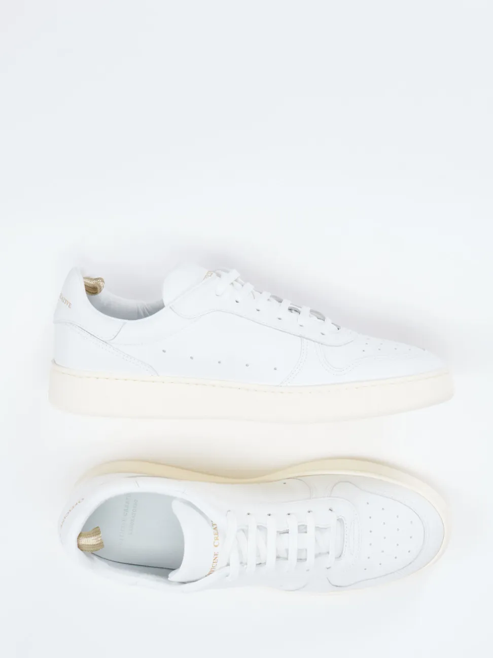 Officine Creative – Sneaker aus Kalbleder weiß