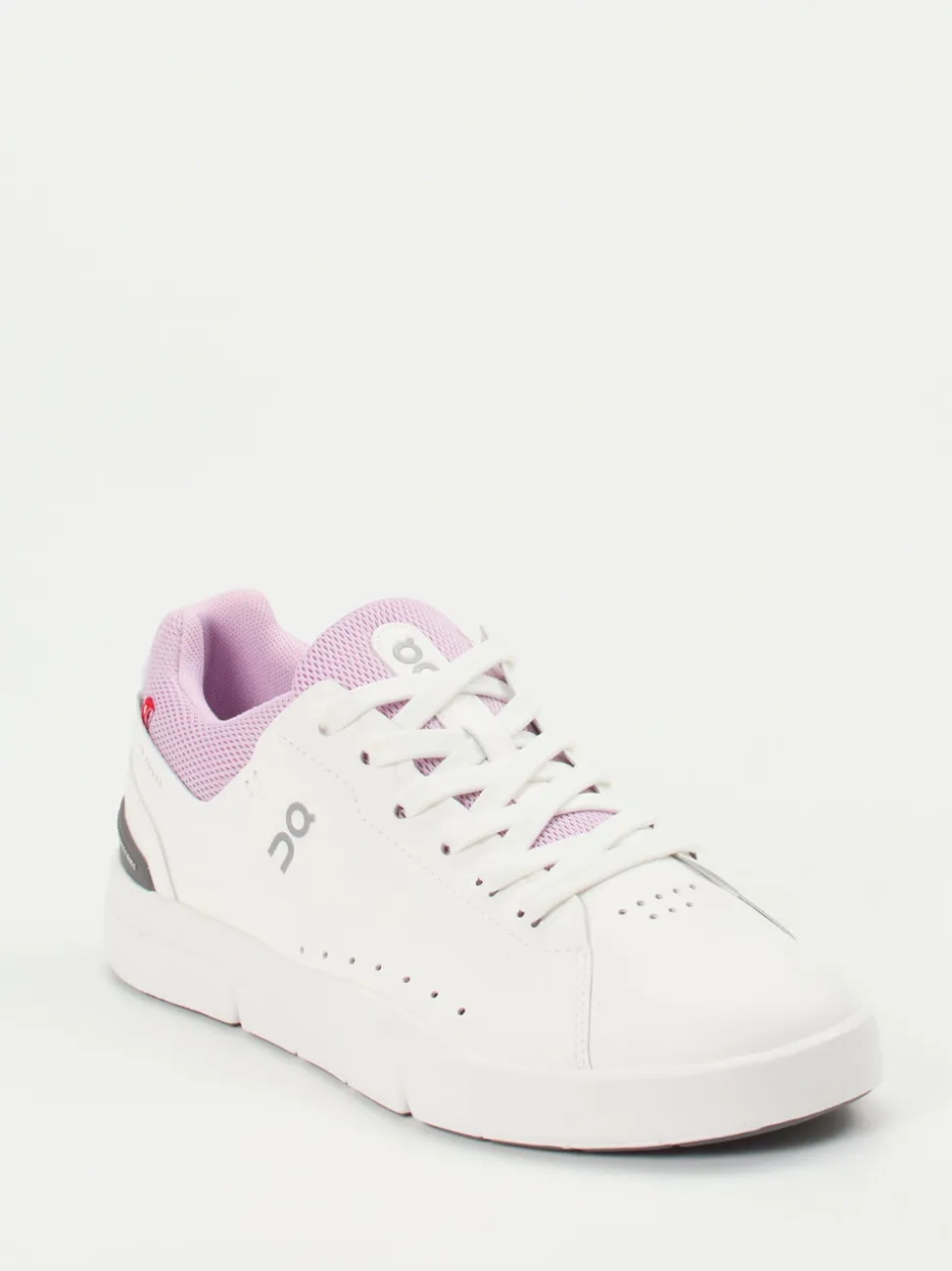 ON – Sneaker aus Kalbleder mit Mesh in Weiß
