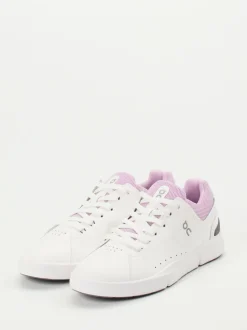 ON – Sneaker aus Kalbleder mit Mesh in Weiß