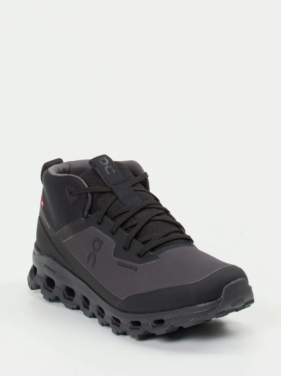 ON – Sneaker aus wind- & wasserdichtem Material anthrazit