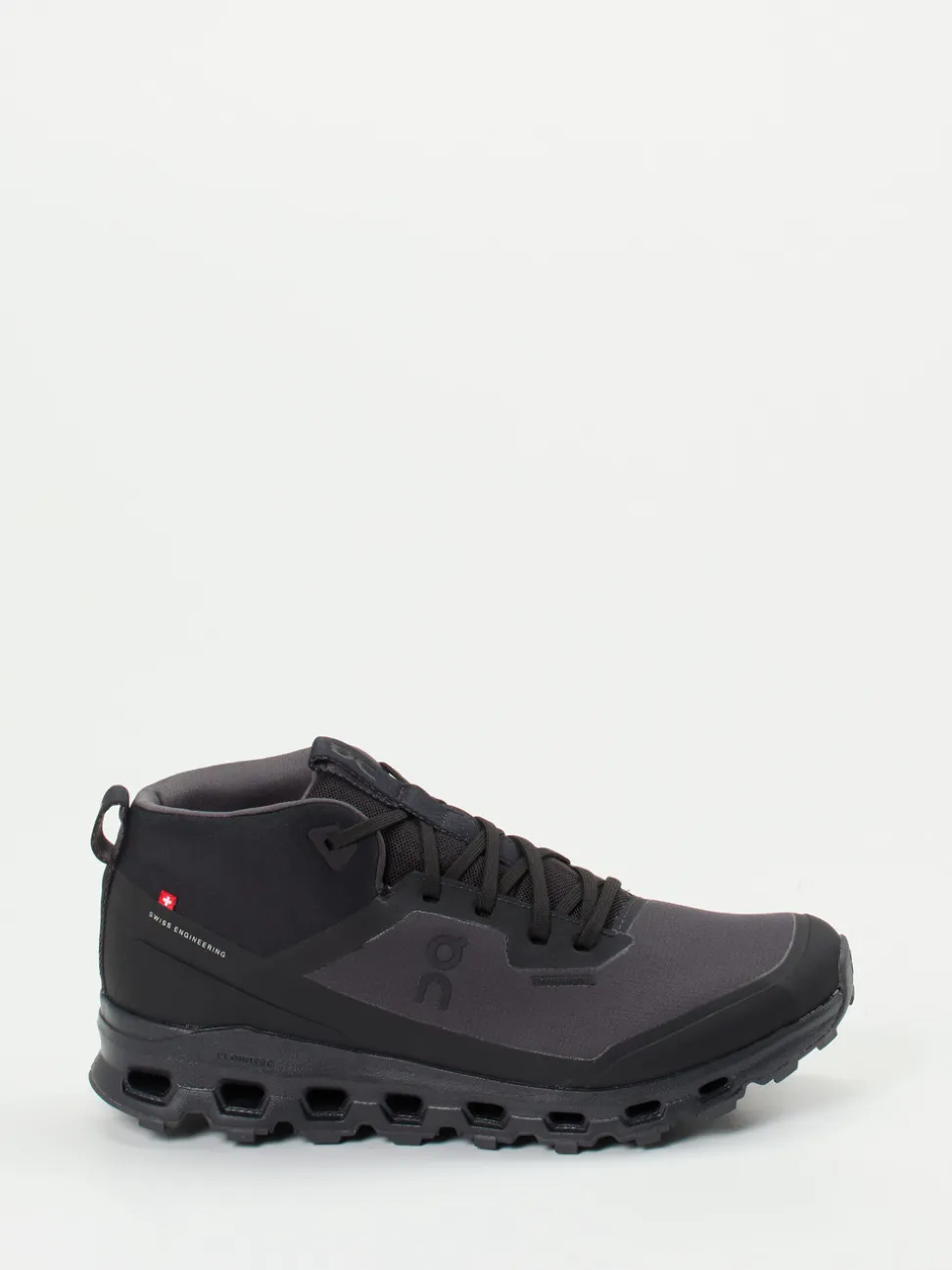 ON – Sneaker aus wind- & wasserdichtem Material anthrazit