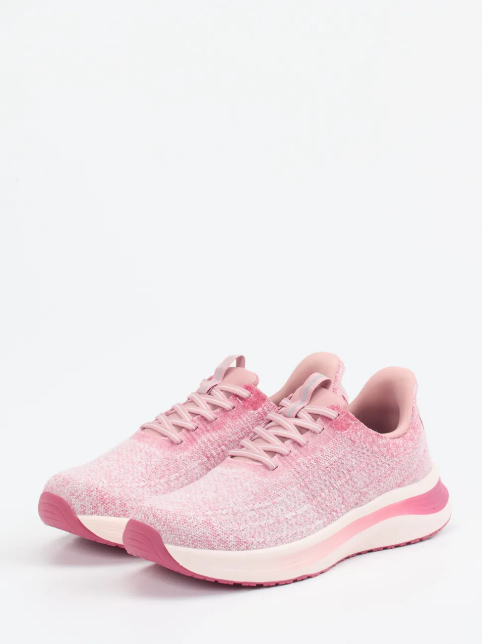 Orthofeet – Komfort-Sneaker aus Textilstrick Rosa