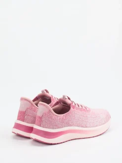 Orthofeet – Komfort-Sneaker aus Textilstrick Rosa