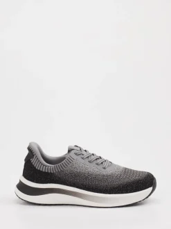 Orthofeet – Komfort-Sneaker aus Textil in Grau