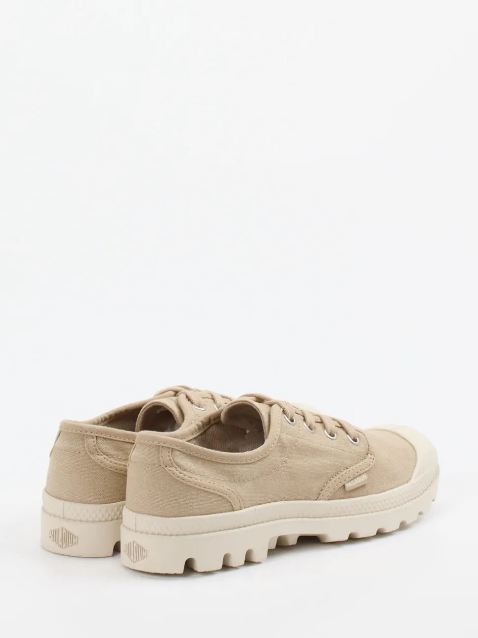 Palladium – Canvas-Sneaker aus Textil in Beige
