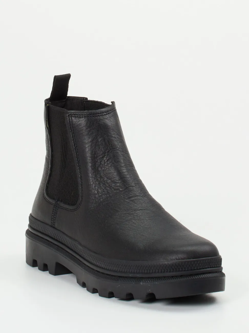 Palladium – Chelsea Boots aus Kalbleder schwarz