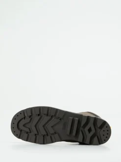 Palladium – Schnürboots aus Nubukleder olivbraun
