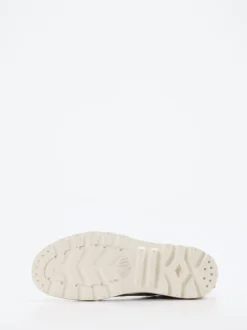 Palladium – Schnürboots aus Canvas in Sandbeige